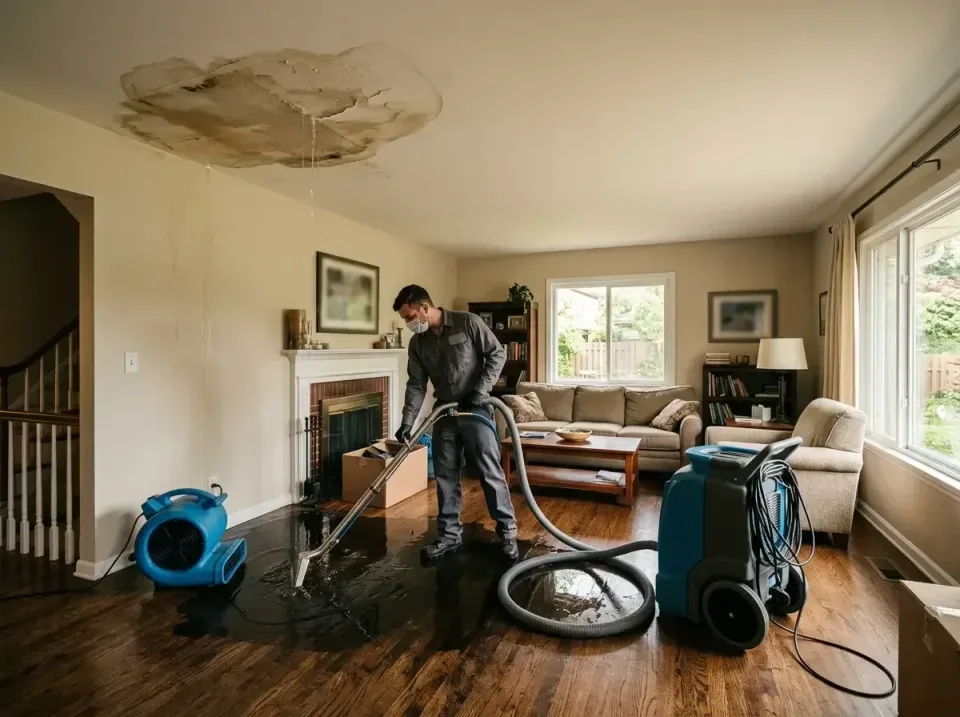 attic-pipe-burst-ceiling-drip-008 — frequently asked questions, Water Damage Restoration & Carpet Care in West Branch, MI